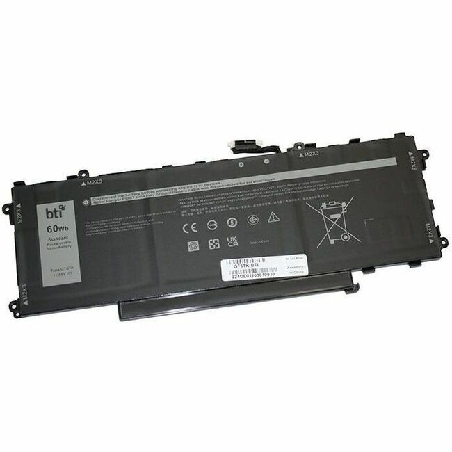 BTI GT6TK-BTI 3-CELL 11.55V LI-ION NOTEBOOK BATTERY GT6TK, 0MWK05, MWK05, CN-0MWK05 - GT6TK-BTI
