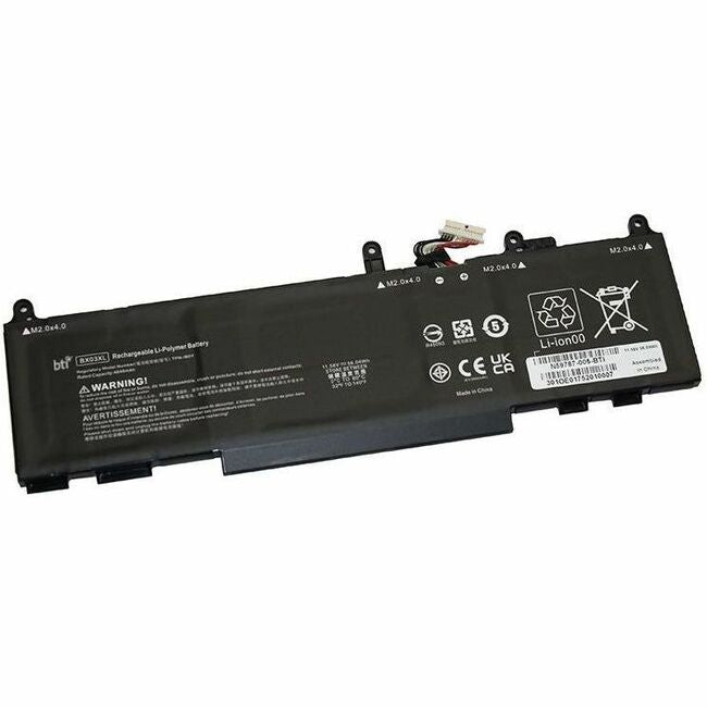 BTI N59787-005-BTI 3-CELL 11.58V LI-ION NOTEBOOK BATTERY N59787-005, BX03XL, N59733-AC1, HSTNN-OB3H - N59787-005-BTI