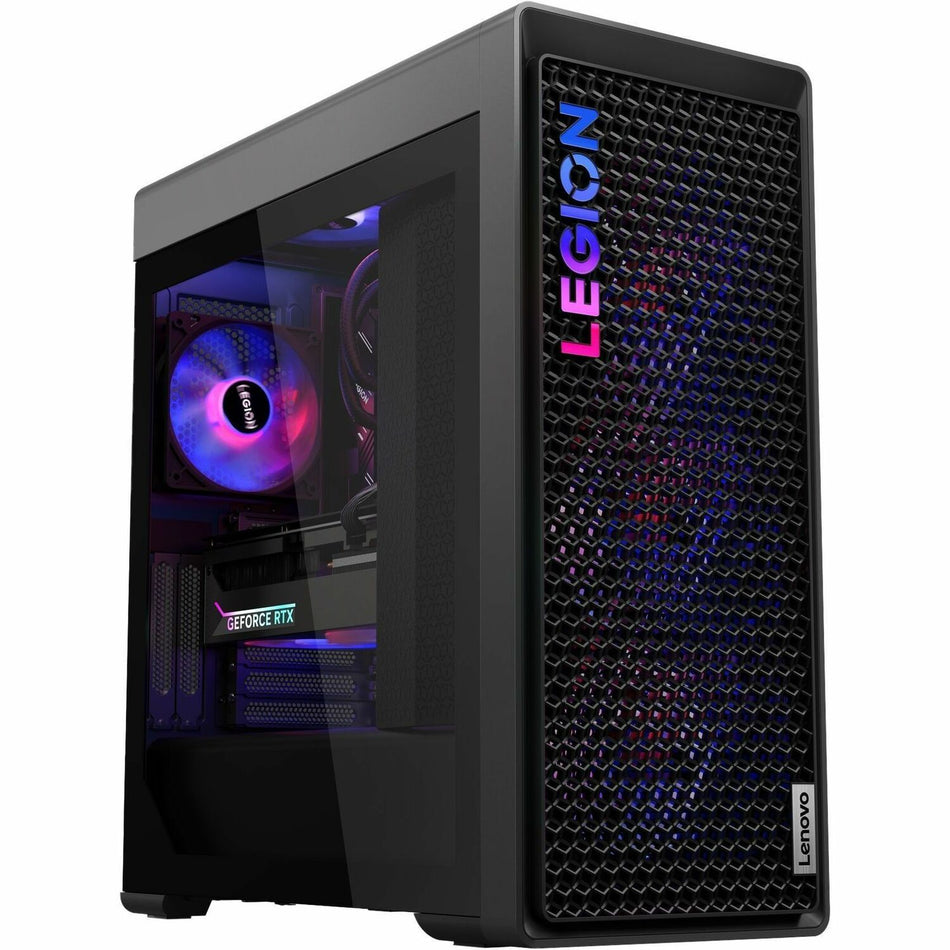 Lenovo Legion T7 34IAS10 90Y6003KUS Gaming Desktop Computer - Intel Core Ultra 7 265KF - 32 GB - 1 TB SSD - Tower - Storm Gray - 90Y6003KUS