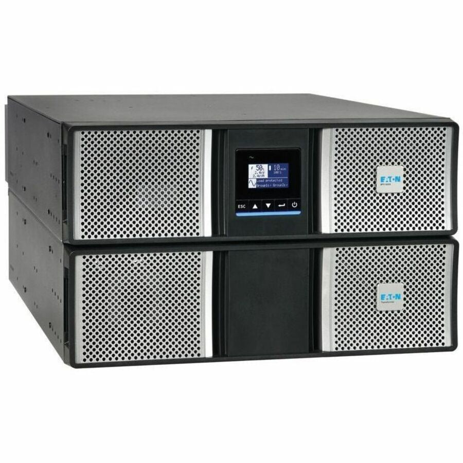 Eaton 9PX G2 6000VA 5400W 208/120V Online Double-Conversion UPS - L6-30P Input, 6x 5-20R, 1x L6-30R, 1x L14-30R, Cybersecure Network Card, Extended Run, 6U Rack/Tower - 9PX6KP1G2