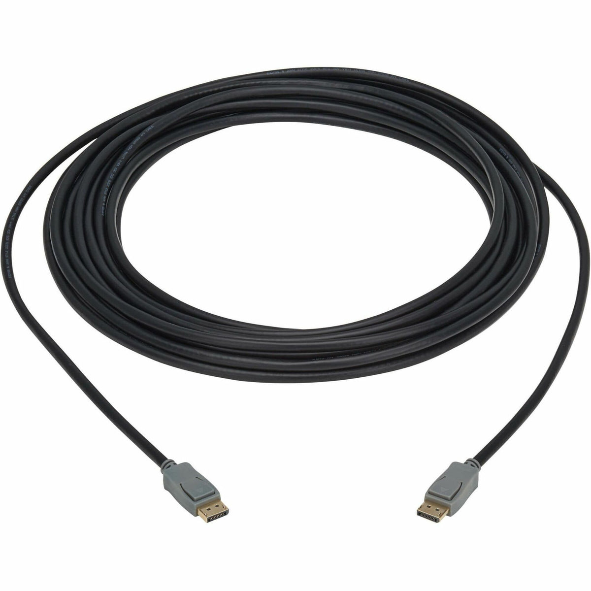 Eaton Tripp Lite Series DisplayPort Cable with Latching Connectors (M/M), 4K 60 Hz, HBR2, 4:4:4, HDCP 2.2, 35 ft. (10.7 m), Black - P580-035-4K6