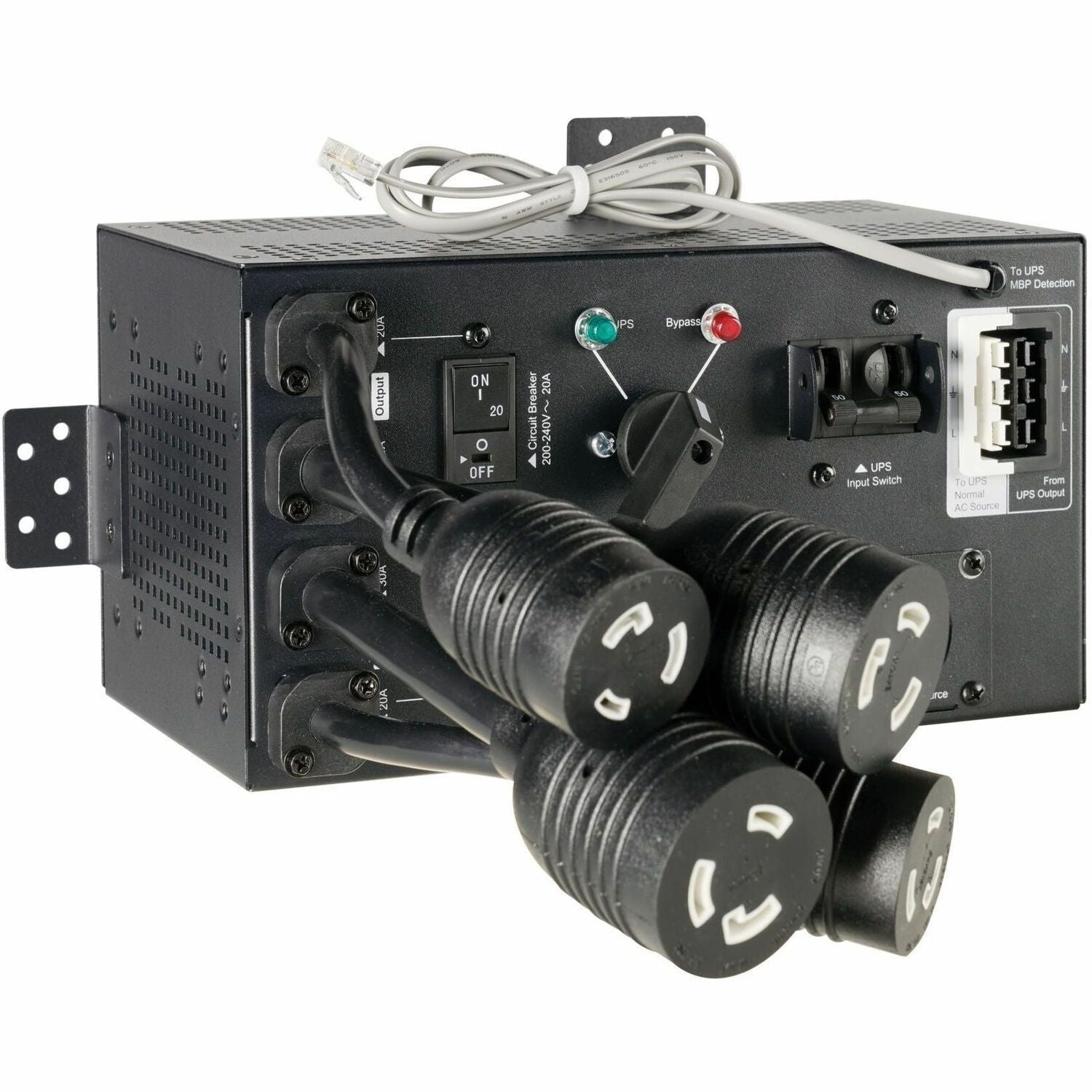 Eaton 9PX G2 Maintenance Bypass for Select 3kVA to 6kVA UPS Systems, Hardwired Input/Output, 2 L6-20R and 2 L6-30R Outlets, 0U Rack/Tower/Wall - MBP6K208G2