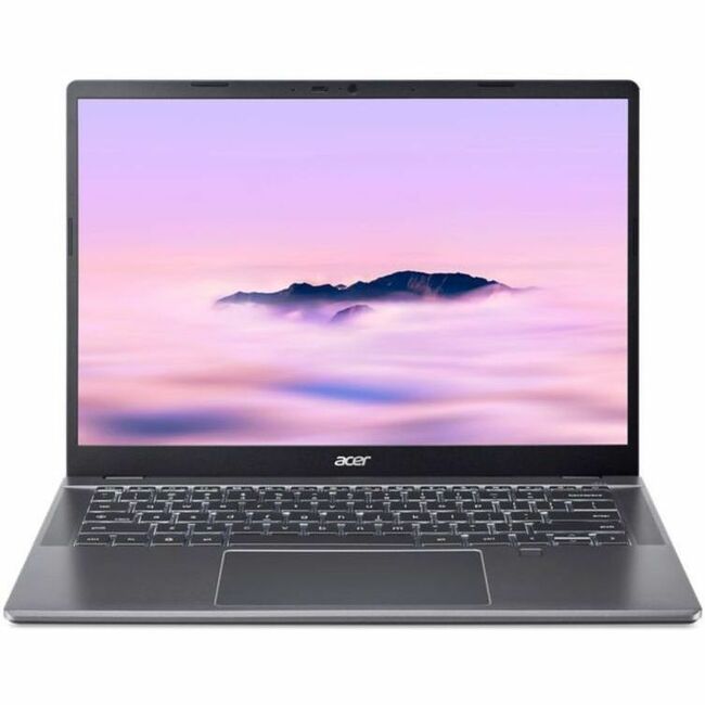 Acer Chromebook Plus 514 CBE594-2T CBE594-2T-519F 14" Touchscreen Chromebook - WUXGA - 60 Hz - Intel Core 5 120U - 16 GB - 256 GB SSD - English (US) Keyboard - Iron - NX.JNWAA.002