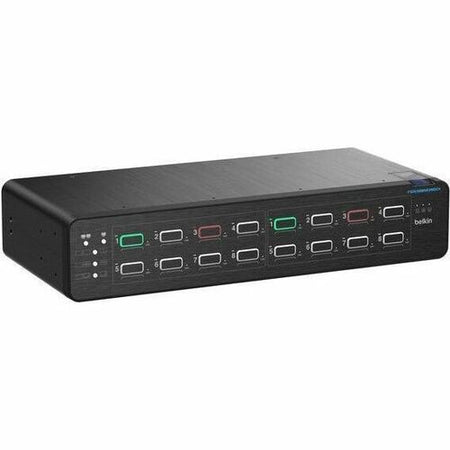Belkin 8:2 DisplayPort MultiClave Secure KVM with CAC - F1DN108MVKVMDC4