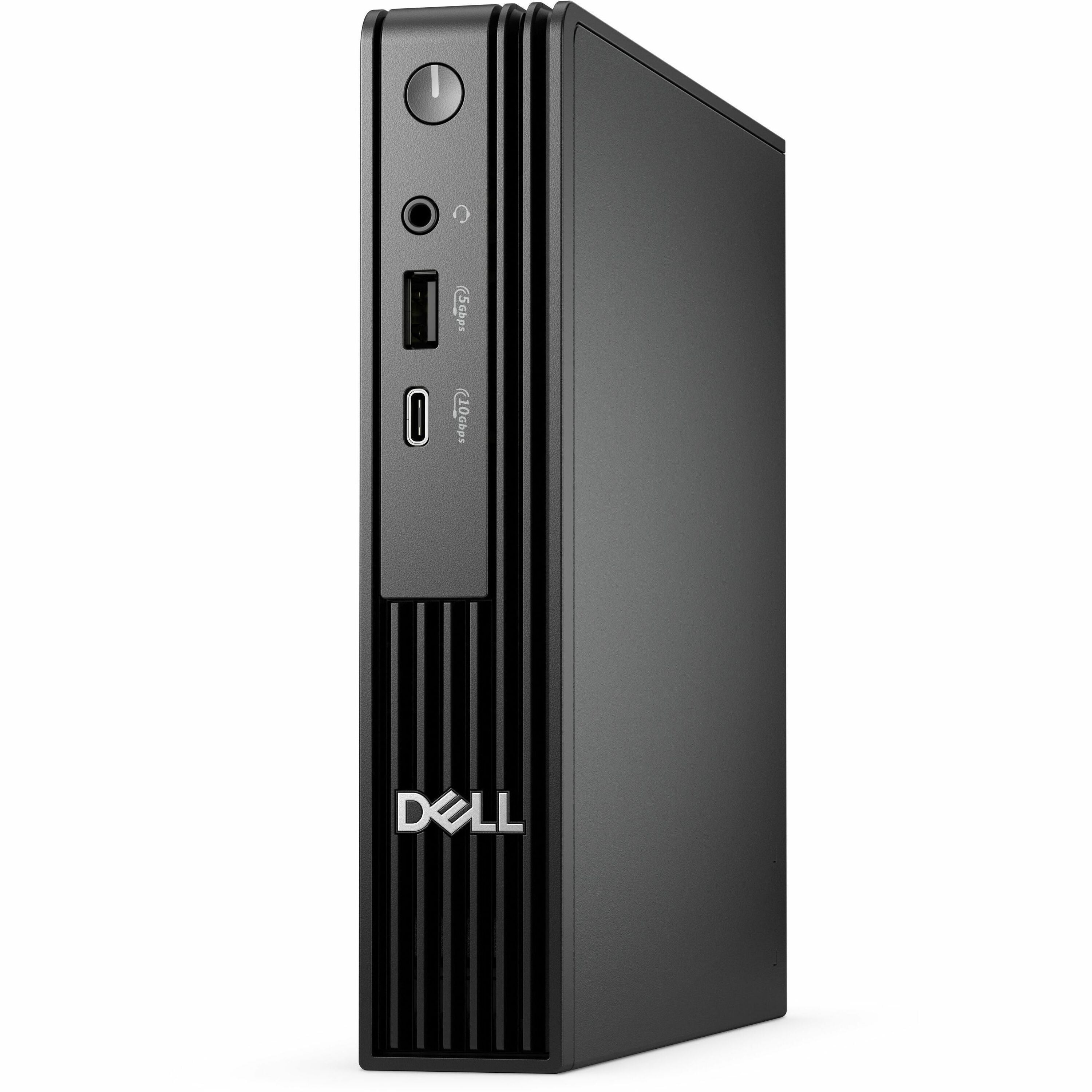 Dell Pro Micro QCM1250 Desktop Computer - Intel Core i3 14th Gen i3-14100T - 8 GB - 256 GB PCI Express NVMe 4.0 SSD - Micro PC - NYM14