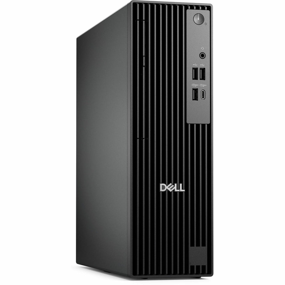 Dell Pro QCS1255 Desktop Computer - AMD Ryzen 5 8500G - 8 GB - 256 GB SSD - Slim PC - Standard Black - 1209W