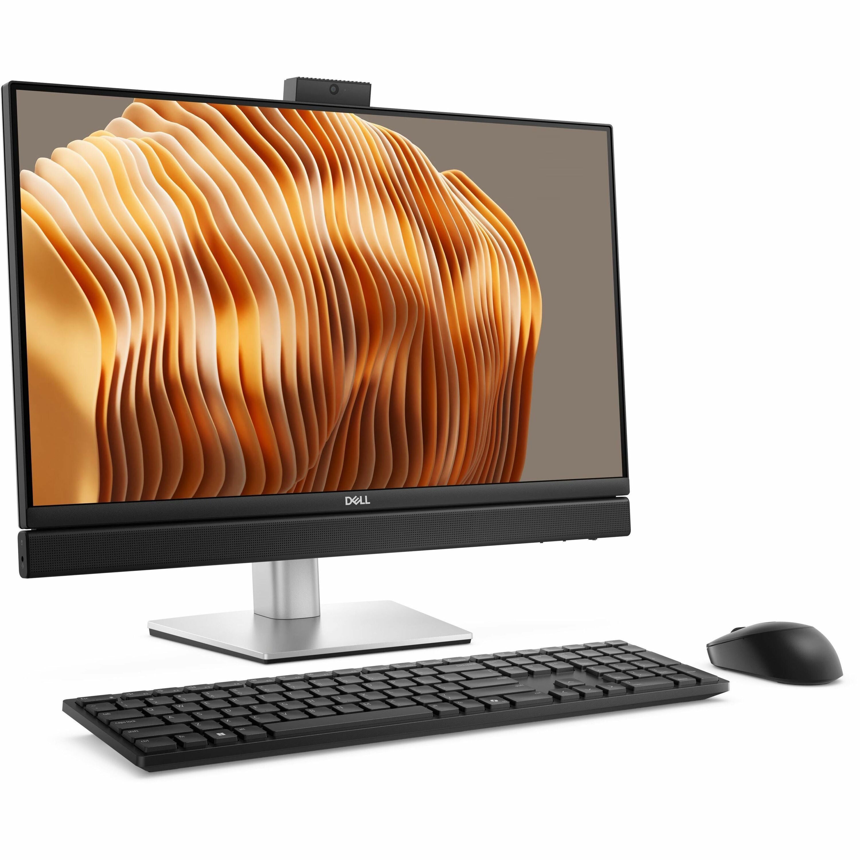 Dell Pro QB24250 All-in-One Computer - Intel Core Ultra 7 265 - vPro Technology - 16 GB - 512 GB SSD - 23.8" Full HD Touchscreen - Desktop - Silver - 76D19