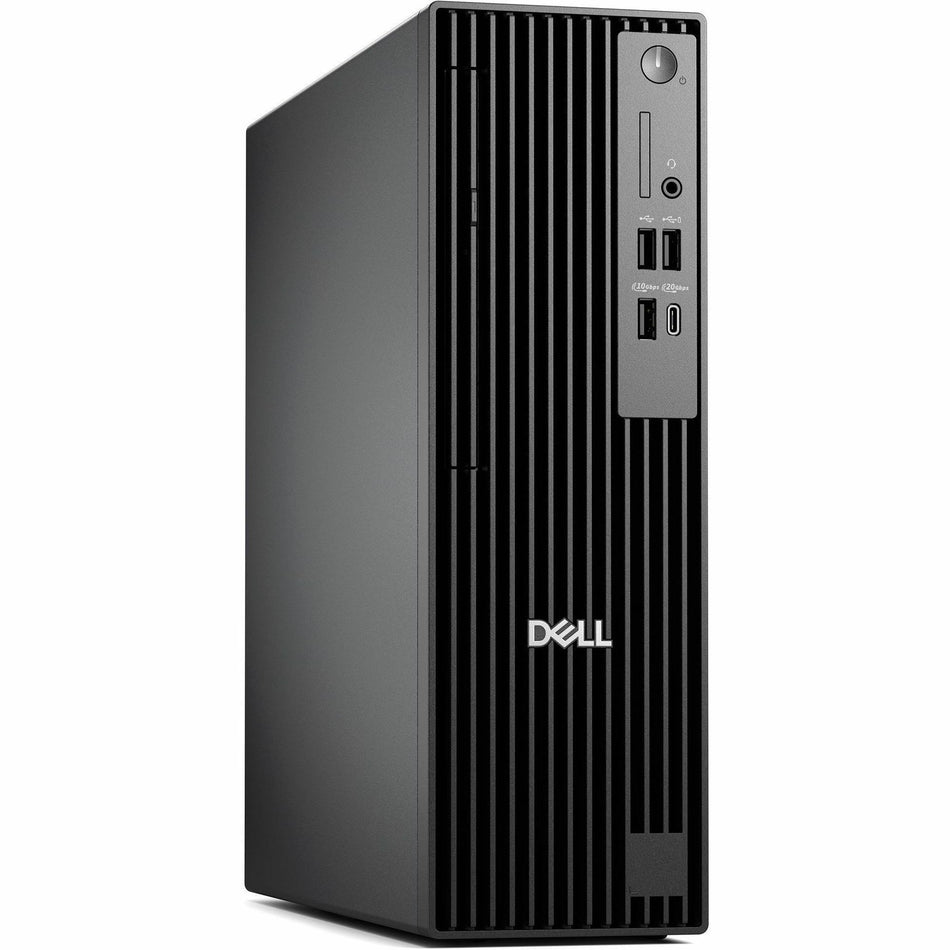 Dell Pro Slim Plus QBS1250 Desktop Computer - Intel Core Ultra 7 265 - 16 GB - 512 GB SSD - Slim PC - Standard Black - RFJMM