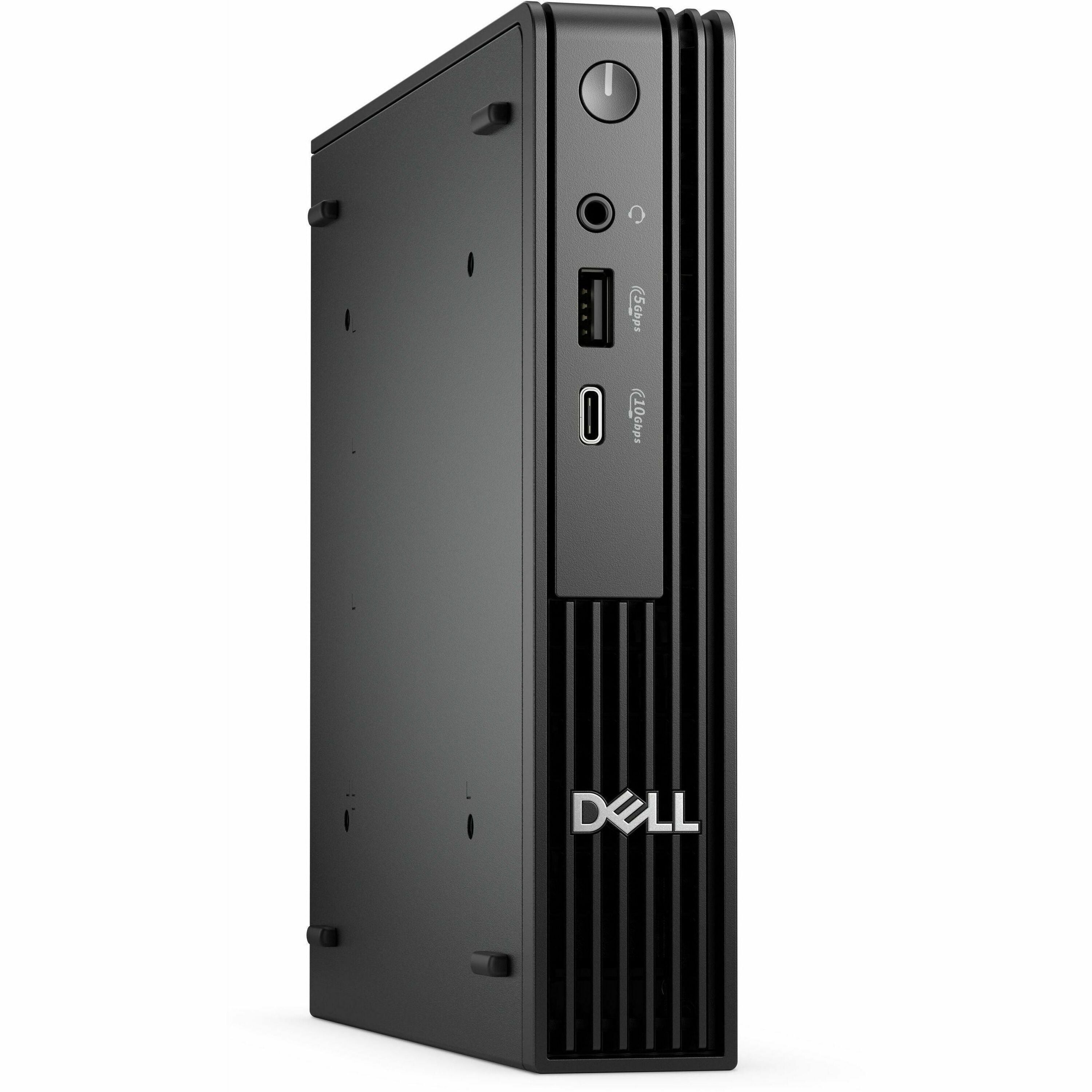 Dell Pro Micro QCM1250 Desktop Computer - Intel Core Ultra 5 235T - 16 GB - 512 GB SSD - Micro PC - Black - VD5D2