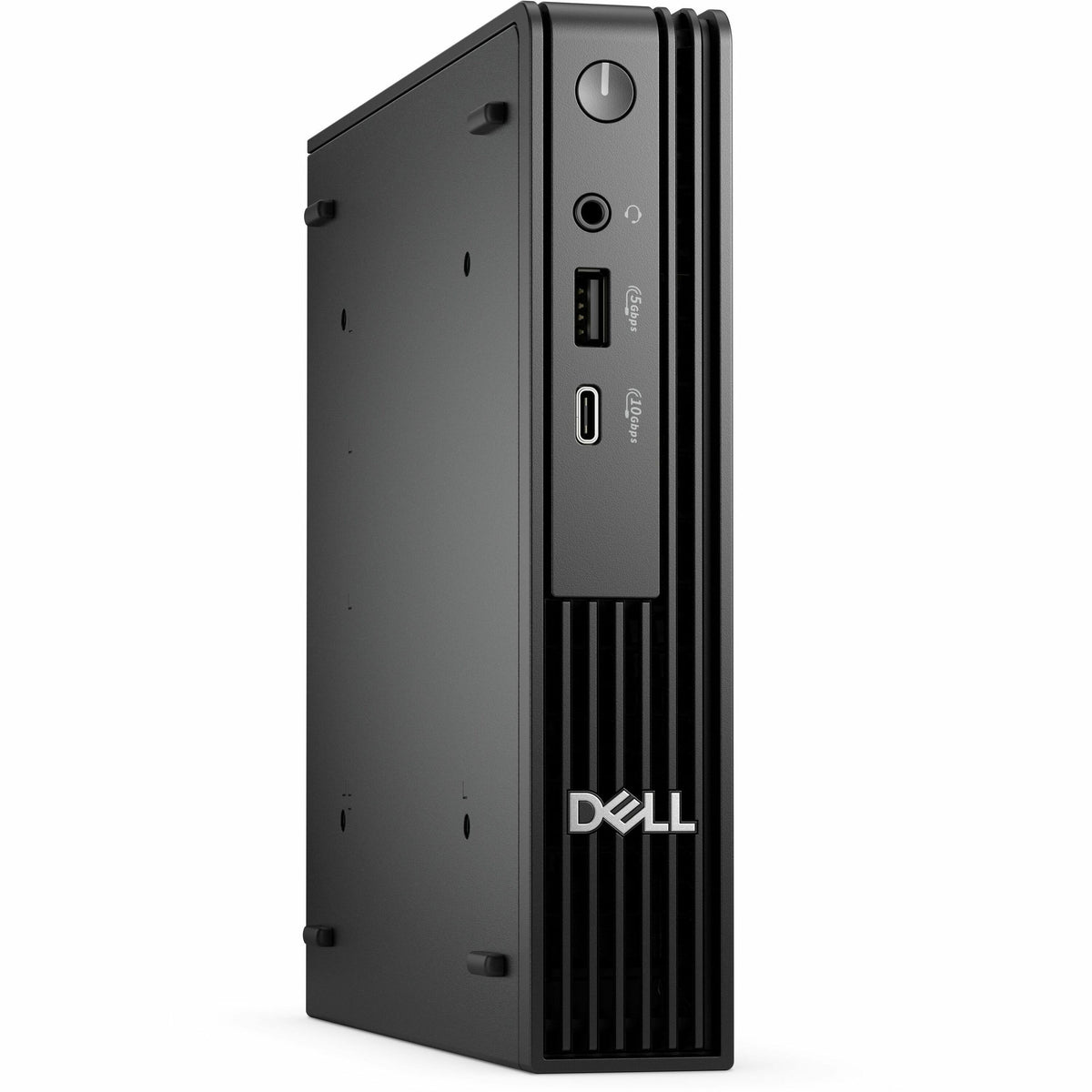 Dell Pro Micro QCM1250 Desktop Computer - Intel Core i5 14th Gen i5-14500T - 8 GB - 256 GB SSD - Micro PC - Black - KCMNM