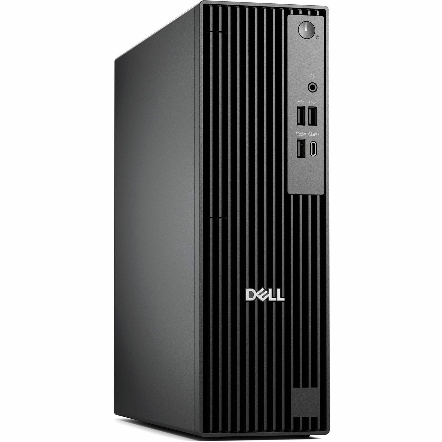 Dell Pro QCS1250 Desktop Computer - Intel Core Ultra 5 235 - 16 GB - 512 GB SSD - Slim PC - Standard Black - 56TWD