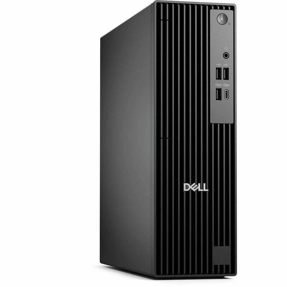 Dell Pro QCS1250 Desktop Computer - Intel Core i5 14th Gen i5-14500 - 8 GB - 256 GB SSD - Slim PC - Standard Black - PKXV1
