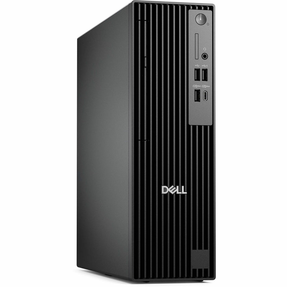 Dell Pro Slim Plus QBS1250 Desktop Computer - Intel Core Ultra 7 265 - 32 GB - 512 GB SSD - Slim PC - Standard Black - 01DW3