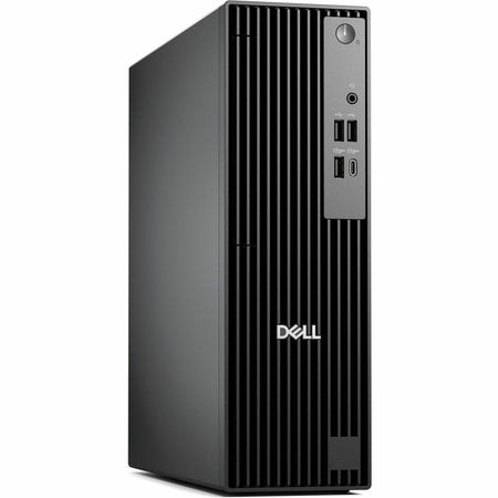 Dell Pro QCS1250 Desktop Computer - Intel Core i3 14th Gen i3-14100 - 8 GB - 256 GB SSD - Slim PC - Standard Black - XN6PJ