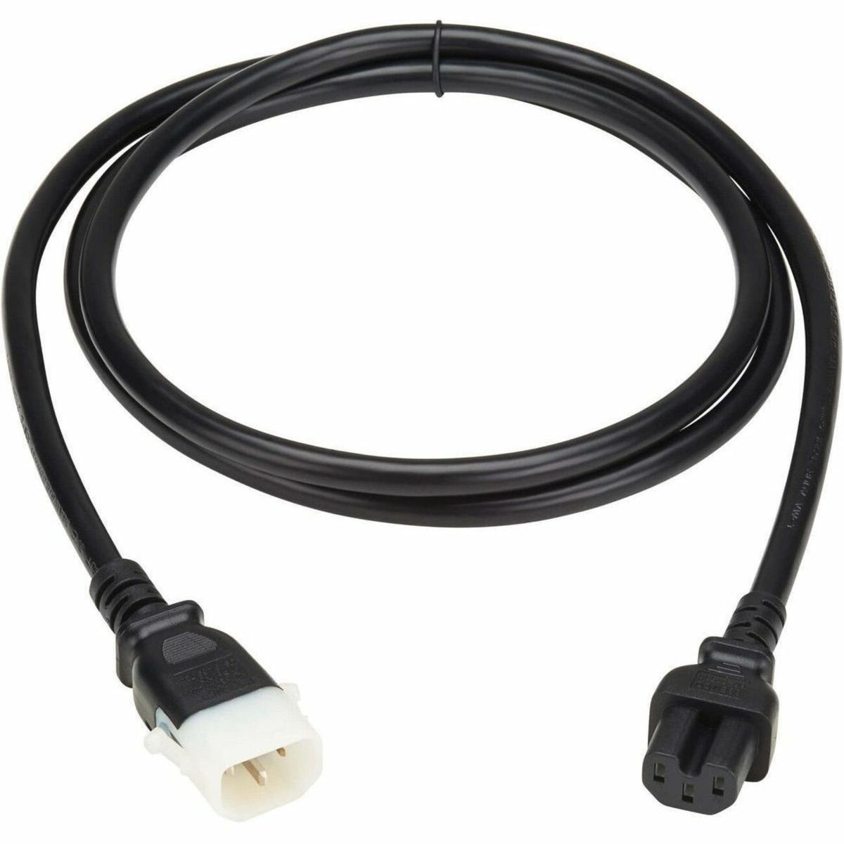 Eaton Tripp Lite Series PDU Power Cord, C15 to P-Lock C14 - Heavy-Duty, 15A, 250V, 14 AWG, 6 ft. (1.8 m), Black - P018-E06