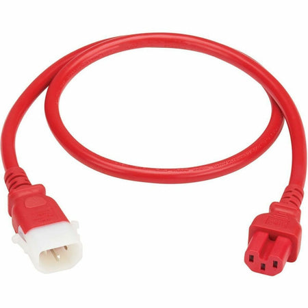 Eaton Tripp Lite Series PDU Power Cords, C15 to P-Lock C14 - Heavy-Duty, 15A, 250V, 14 AWG, 6 ft. (1.8 m), Red, 6 Pack - P018-E06-ARD-6