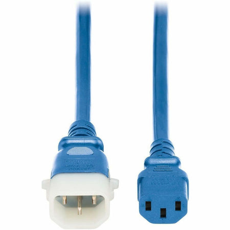 Eaton Tripp Lite Series PDU Power Cords, C13 to P-Lock C14 - Heavy-Duty, 15A, 250V, 14 AWG, 3 ft. (0.9 m), Blue, 6 Pack - P005-E03-ABL-6