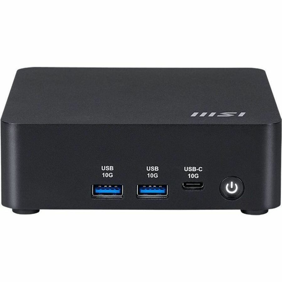 MSI Cubi NUC AI 1UMG-025BUS NUC Desktop Computer - Intel Core Ultra 5 125H - Mini PC - Black - CubiNUCAI025B