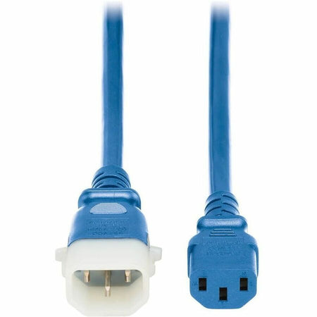 Eaton Tripp Lite Series PDU Power Cords, C13 to P-Lock C14 - Heavy-Duty, 15A, 250V, 14 AWG, 10 ft. (3.1 m), Blue, 6 Pack - P005-E10-ABL-6