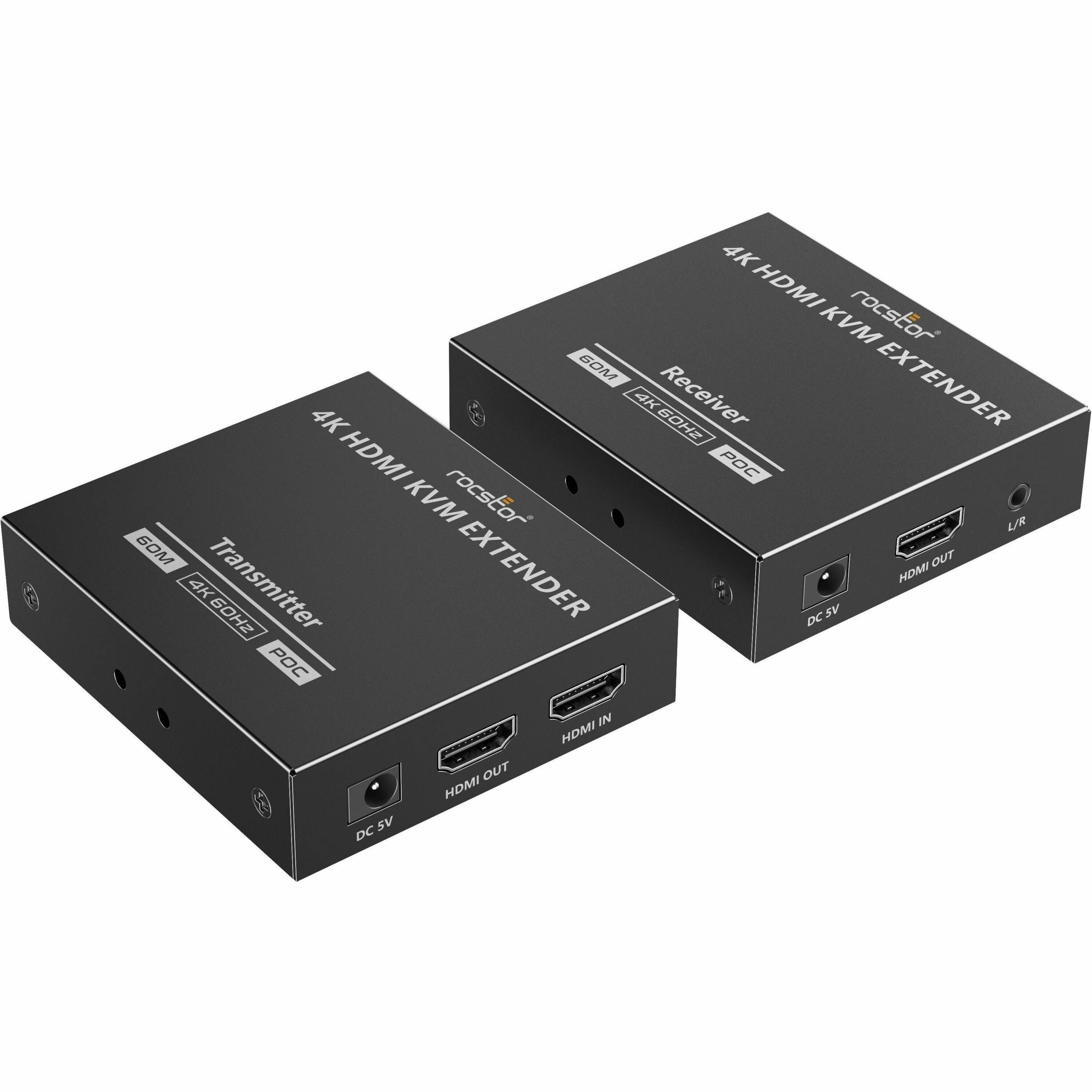 Rocstor TrueReach Video Extender Transmitter/Receiver - Y10G017-B1