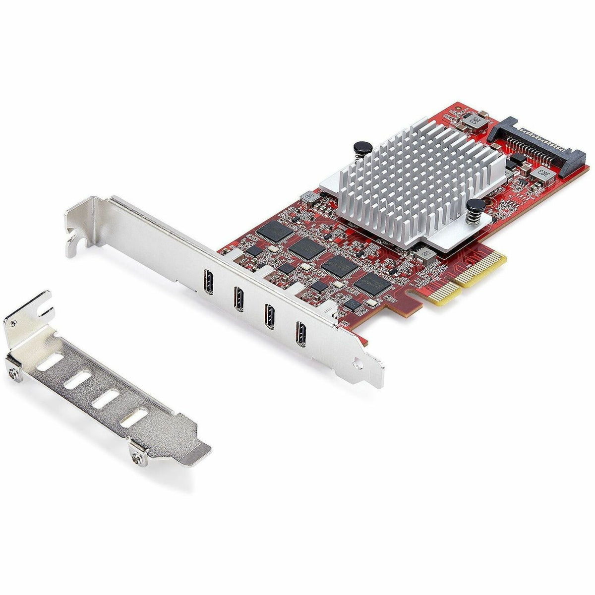 StarTech.com 4-Port USB Type-C PCIe Card, USB 3.2 10Gbps, USB-C PCI Express Expansion Card, 4x Independent USB Controllers, TAA-Compliant - P10Q4C-USB-CARD