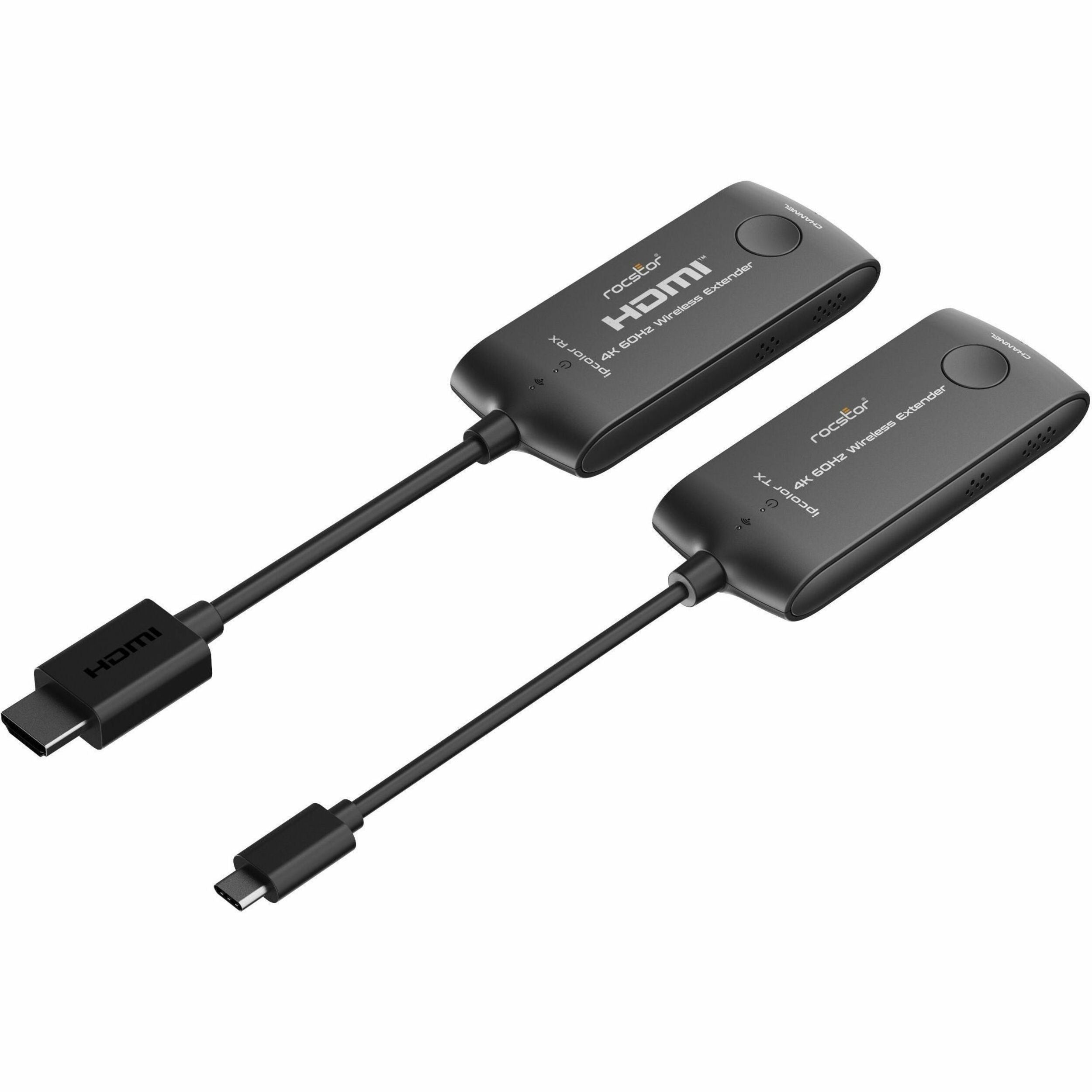 Rocstor TrueReach Video Extender Transmitter/Receiver - Y10G010-B2