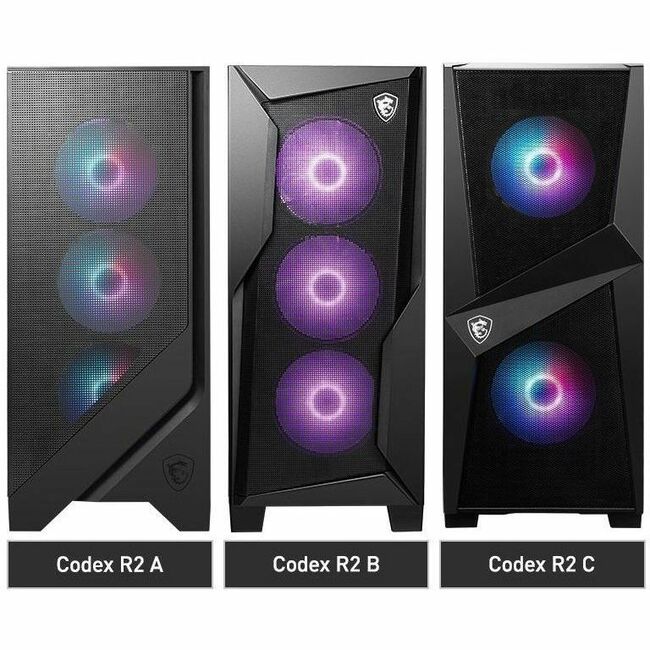 MSI Codex R2 Gaming PC Intel Core i7-14700F Nvidia RTX 5060 Ti 8G 32GB 2TB SSD W11HA - CodR2B14NVM7438