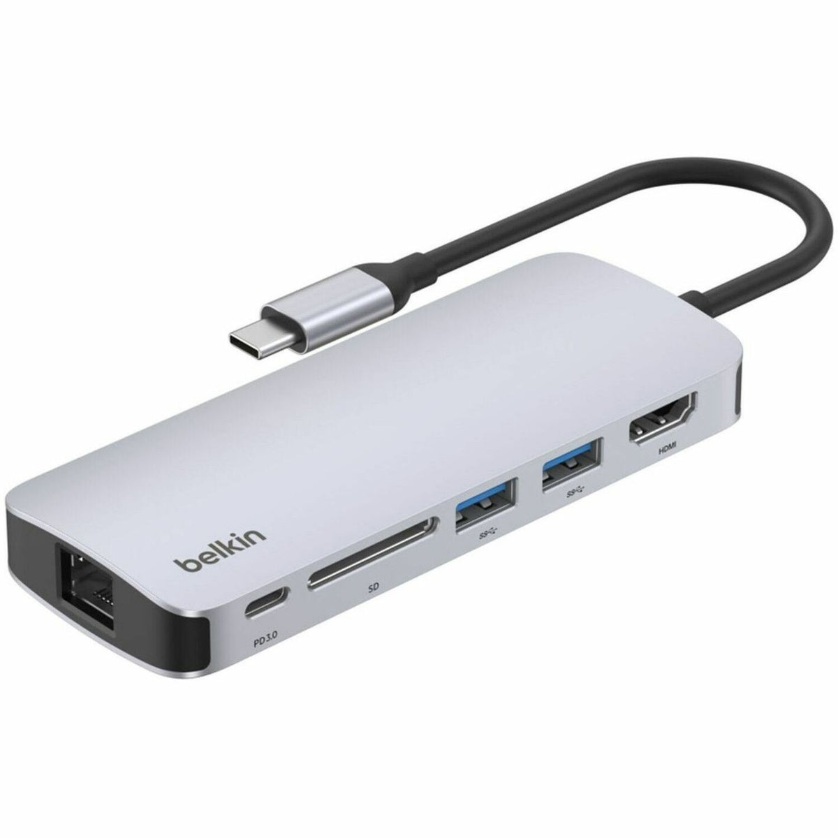 Belkin Connect USB-C 6-in-1 Multiport Hub - AVC008FQSGY-V2