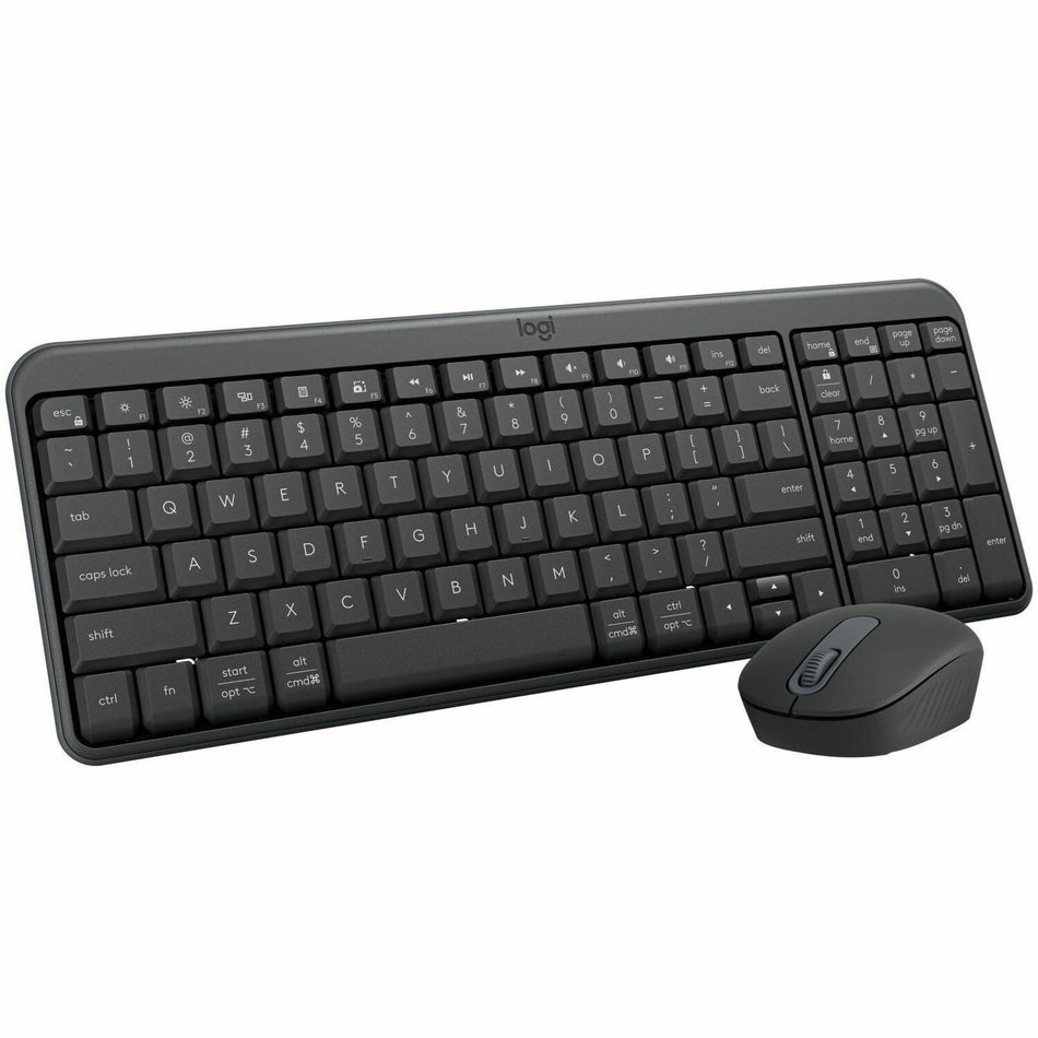 Logitech MK250 Bluetooth Wireless Mouse and Keyboard Combo: Fast & Easy Connectivity, Compact Wireless Keyboard, Ambidextrous Mouse (Graphite) - 920-013510