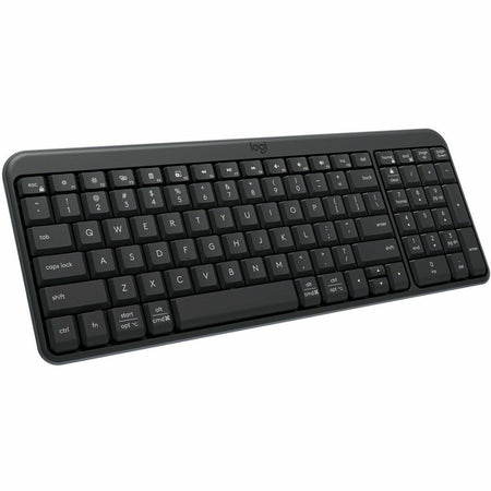 Logitech K250 Bluetooth Keyboard with Numpad, Easy Connectivity, Compact Wireless Keyboard made with Recycled Plastic, Spill-Resistant, comfortable Keys (Graphite) - 920-013442