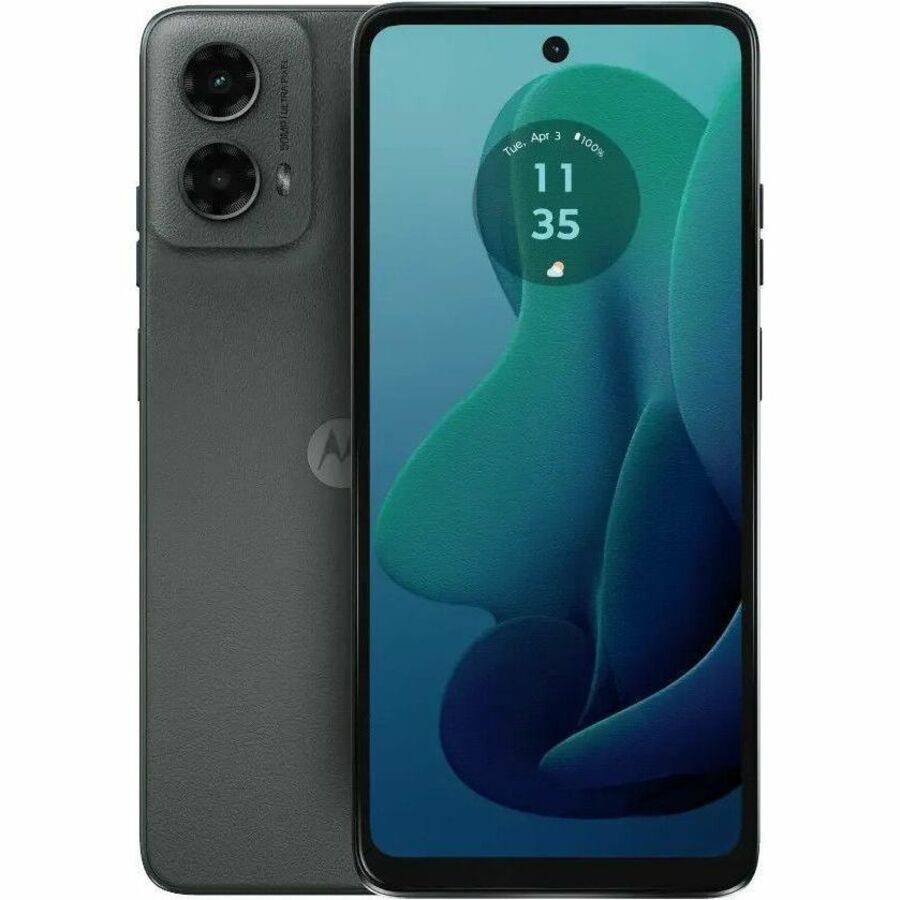 Motorola Mobility moto g 5G (2024) 128 GB Smartphone - 6.6" LCD HD+ 1612 x 720 - Octa-core (Cortex A78Dual-core (2 Core) 2 GHz + Cortex A55 Hexa-core (6 Core) 1.80 GHz - 4 GB RAM - Android 14 - 5G - Sage Green - PB0L0000US
