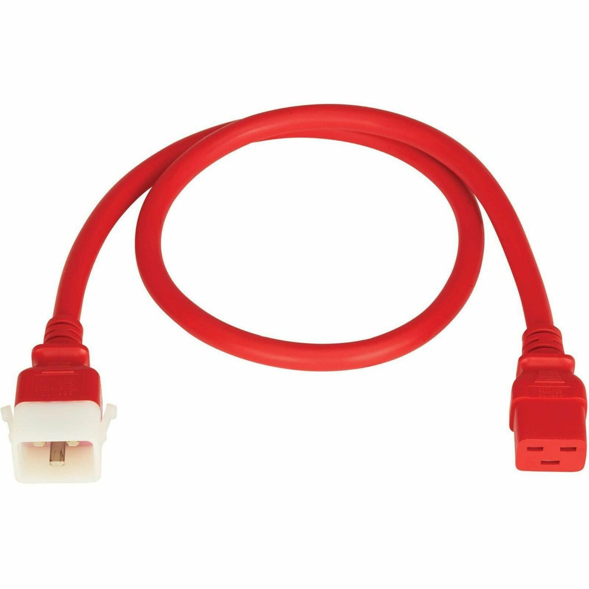 Eaton Tripp Lite Series PDU Power Cords, C19 to P-Lock C20 - Heavy-Duty, 20A, 250V, 12 AWG, 3 ft. (0.9 m), Red, 6 Pack - P036-E03-ARD-6
