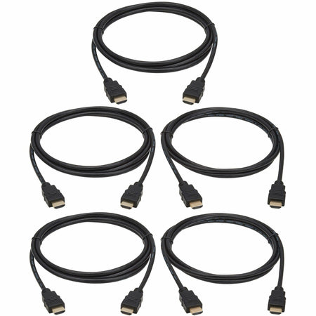 Tripp Lite series High-Speed 4K HDMI Cables (M/M) - 4:4:4, 6 ft. (1.8 m), Black, 5 Pack - P568-006-5PK