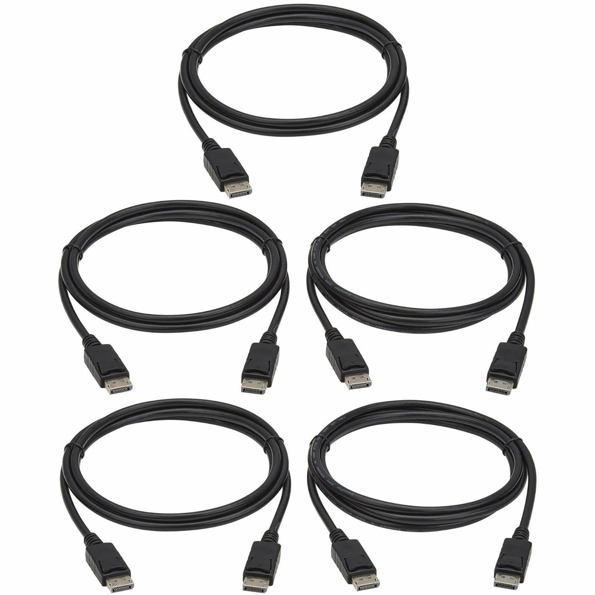Tripp Lite series P580-006-5PK DisplayPort Audio/Video Cable - P580-006-5PK