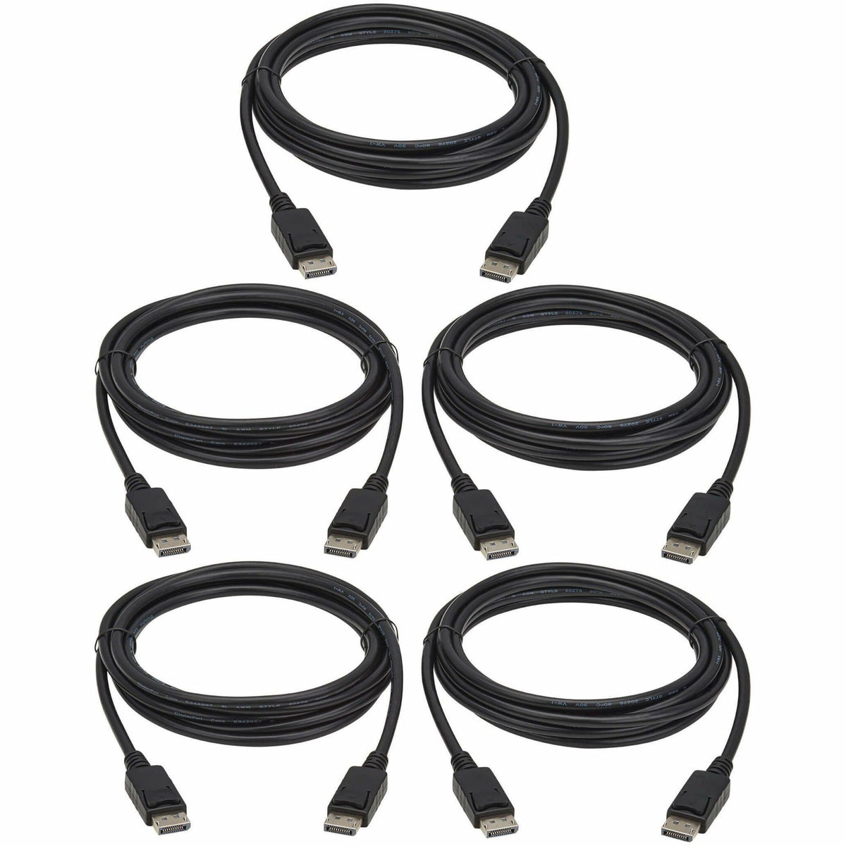 Tripp Lite series P580-010-5PK DisplayPort Audio/Video Cable - P580-010-5PK