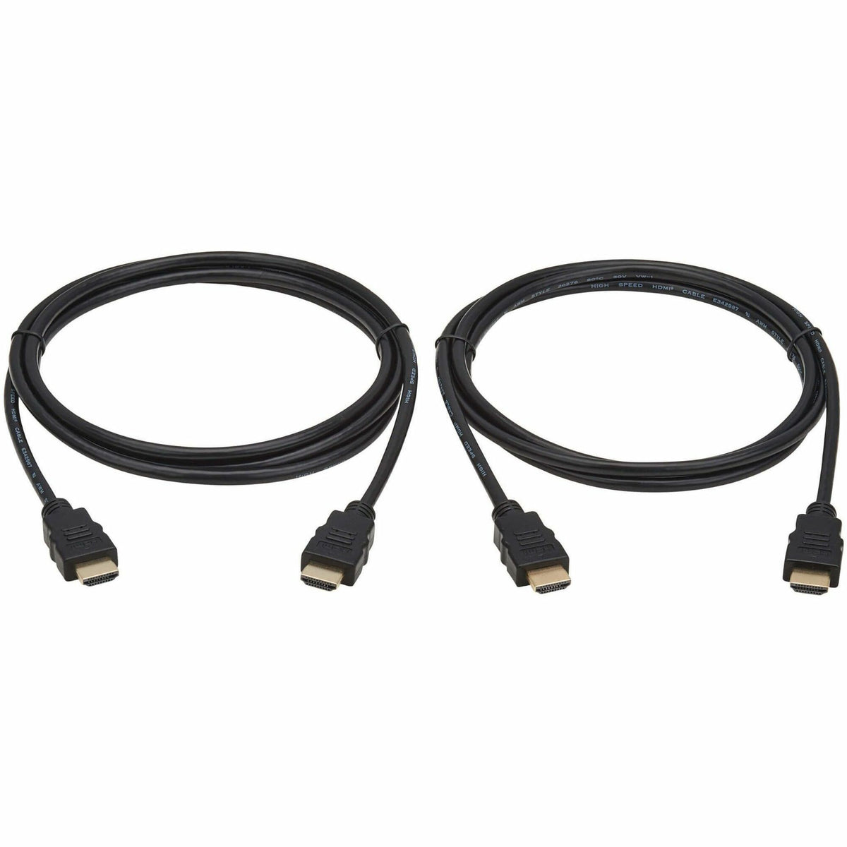 Tripp Lite series High-Speed 4K HDMI Cables (M/M) - 4:4:4, 6 ft. (1.8 m), Black, 2 Pack - P568-006-2PK