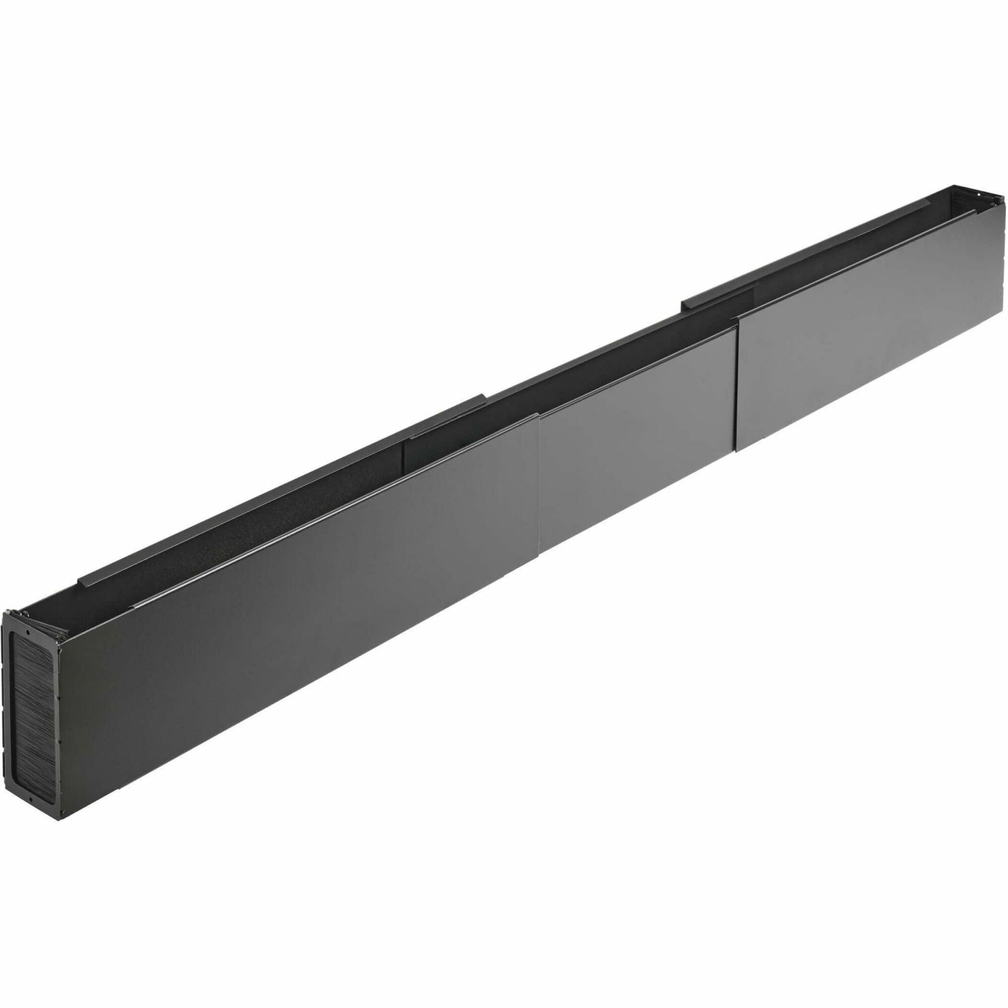 Tripp Lite series Horizontal Cable Trough, Black - SRCABLETROUGH