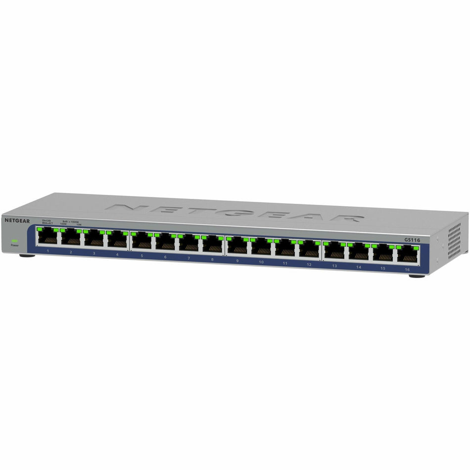 Netgear 16-Port Gigabit Ethernet Unmanaged Switches - GS116-300NAS