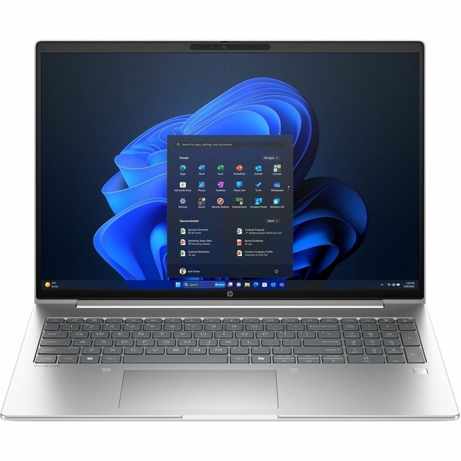 HP ProBook 4 G1i 16" Notebook - WUXGA - 60 Hz - Intel Core Ultra 5 225U - 16 GB - 256 GB SSD - English Keyboard - Pike Silver - BB3Q4UT#ABA