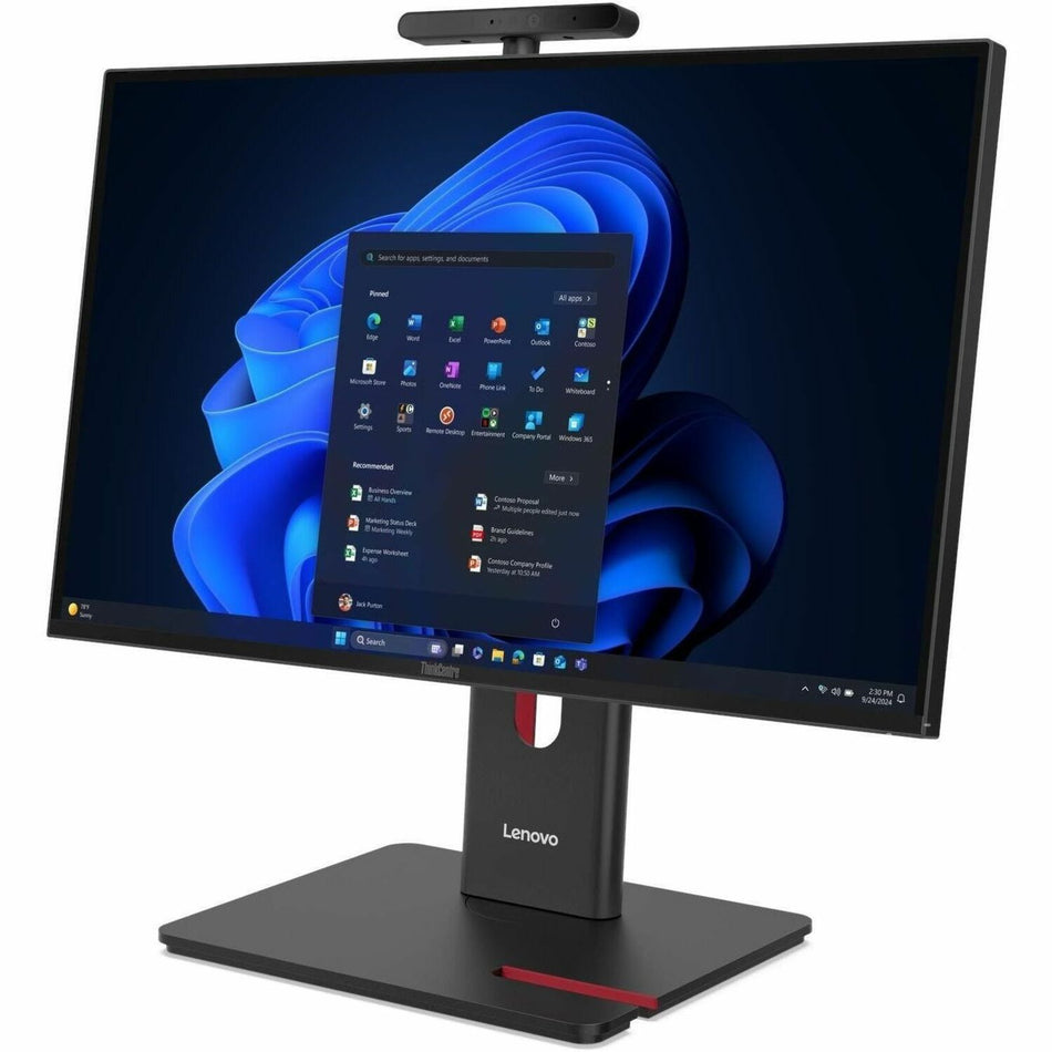 Lenovo ThinkCentre M90a Gen 6 13AT0006US All-in-One Computer - Intel Core Ultra 5 2nd Gen 225 - 16 GB - 512 GB SSD - 23.8" Full HD Touchscreen - Desktop - Black - 13AT0006US