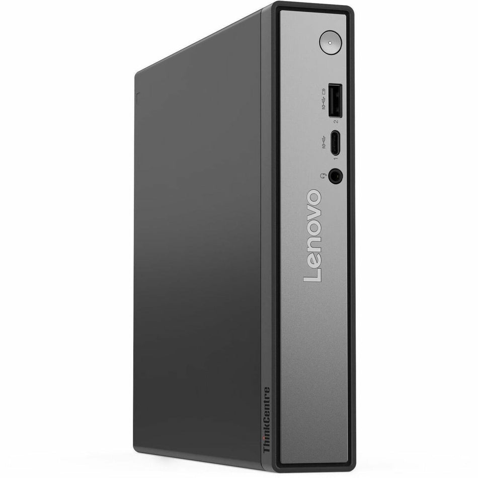 Lenovo ThinkCentre neo 50q QC 13C8000YUS Desktop Computer - Qualcomm Snapdragon X X1-26-100 - 16 GB - 256 GB SSD - Tiny - Eclipse Black - 13C8000YUS