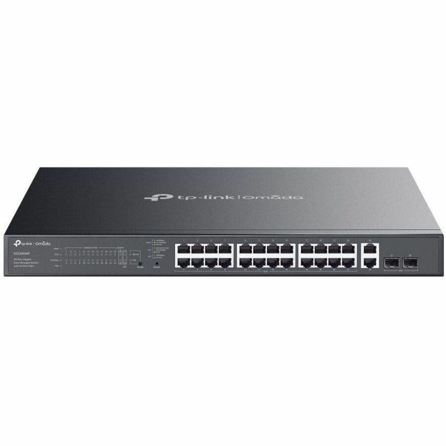 TP Link Omada ES228GMP - Omada 28-Port Gigabit Easy Managed Switch with 24-Port - ES228GMP