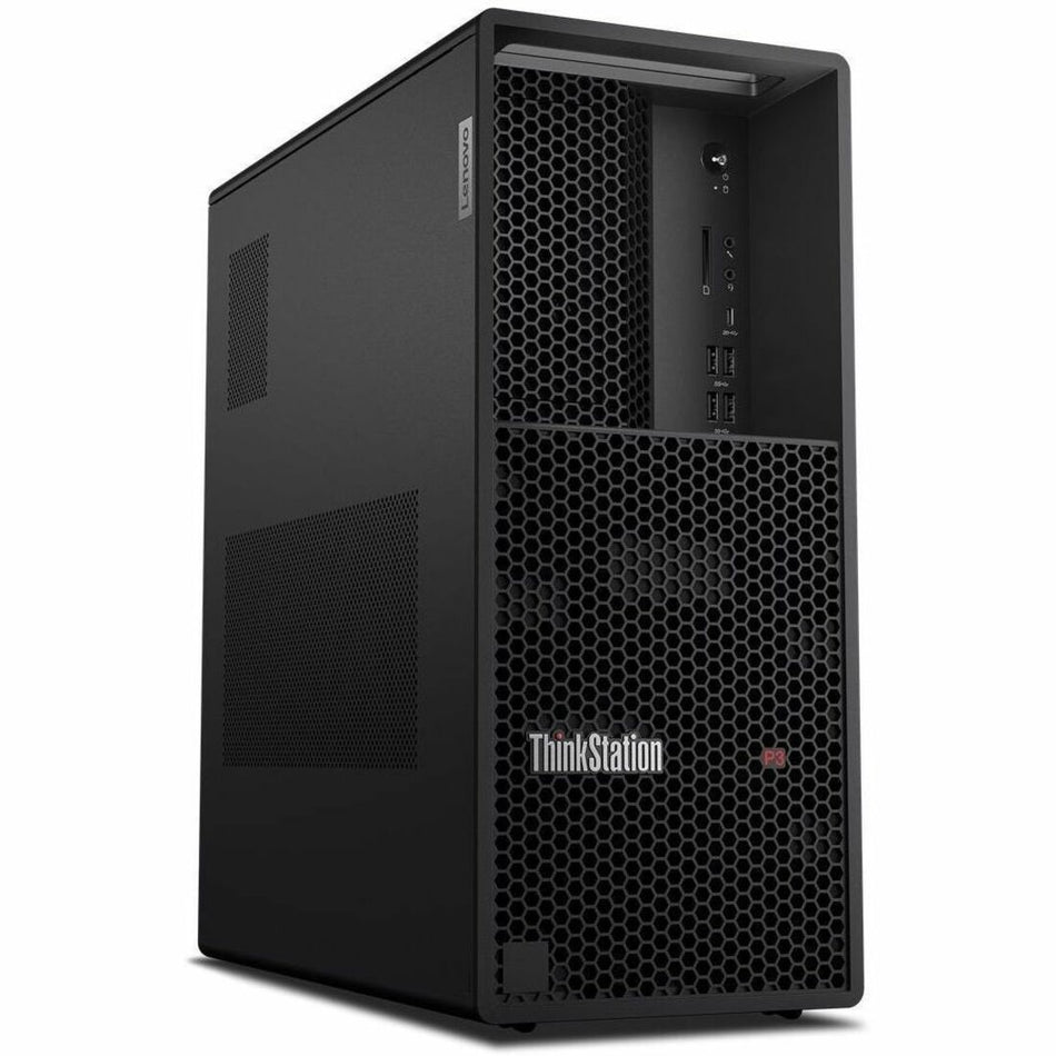 Lenovo ThinkStation P3 Gen 2 30HT004KUS Workstation - 1 x Intel Core Ultra 9 285 - vPro Technology - 32 GB - 1 TB SSD - Tower - Black - 30HT004KUS