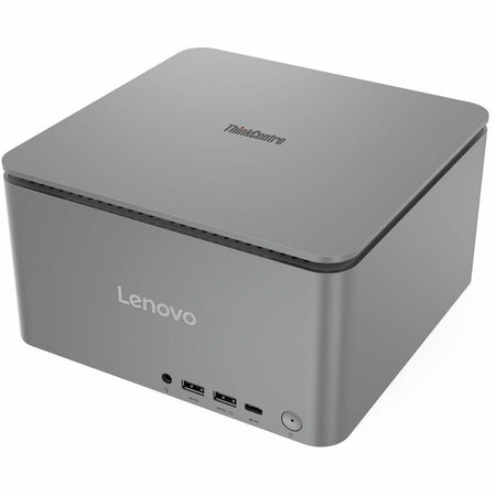 Lenovo ThinkCentre neo Ultra 12W1003EUS Desktop Computer - Intel Core i5 14th Gen i5-14500T - 16 GB - 256 GB SSD - Tiny - Luna Gray - 12W1003EUS