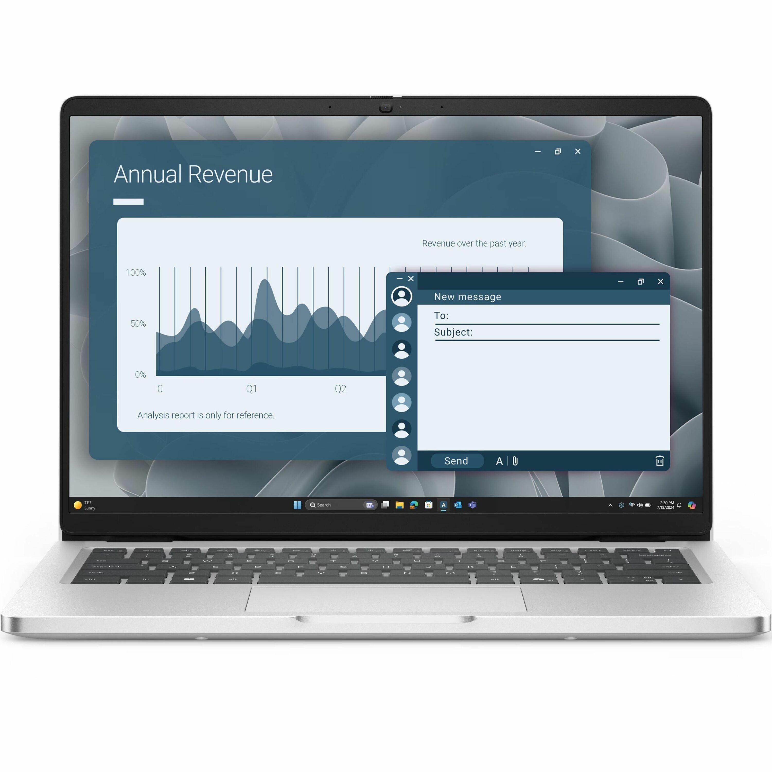 Dell Pro 14 PC14255 14" Copilot+ PC Notebook - Full HD Plus - 60 Hz - AMD Ryzen AI 7 350 - 16 GB - 512 GB SSD - English (US) Keyboard - Platinum Silver - W7JCK