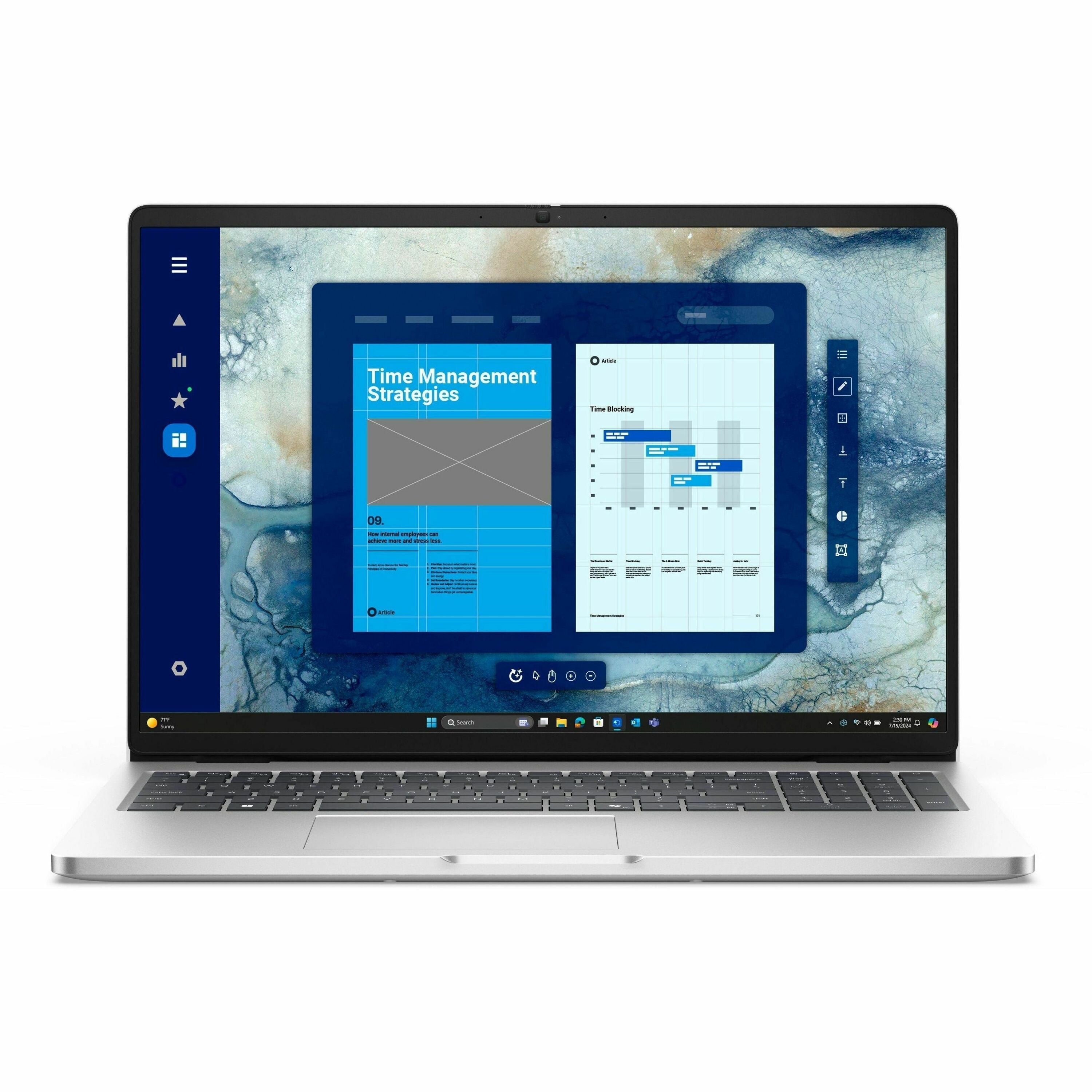 Dell Pro 16 PC16250 16" Notebook - Full HD Plus - 60 Hz - Intel Core Ultra 5 235U - vPro Technology - 16 GB - 256 GB SSD - English (US) Keyboard - Platinum Silver - PNY83