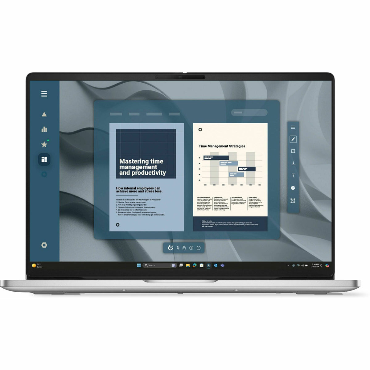 Dell Pro 16 PC16255 16" Copilot+ PC Notebook - Full HD Plus - 60 Hz - AMD Ryzen AI 7 350 - 16 GB - 512 GB SSD - English (US) Keyboard - Platinum Silver - TRW0D