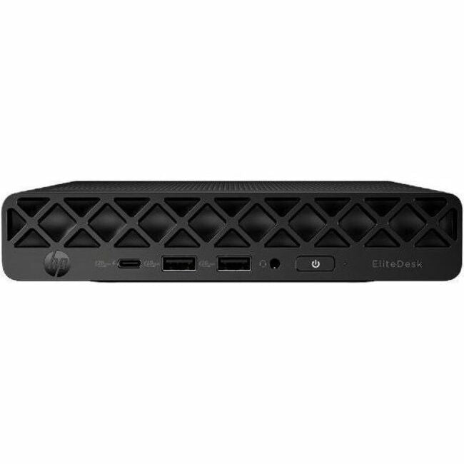 HP EliteDesk 8 G1i Desktop Computer - Intel Core Ultra 7 265T - vPro Technology - 16 GB - 256 GB SSD - Desktop Mini - Jack Black - BQ4B8UT#ABA