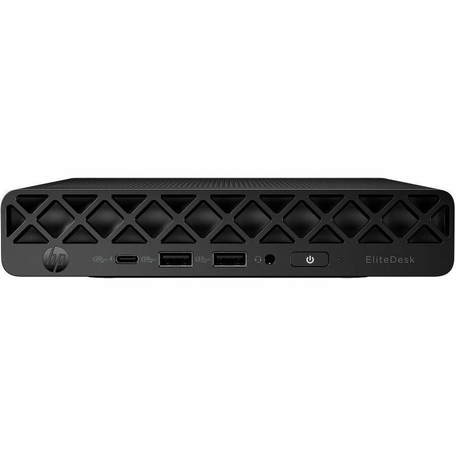 HP EliteDesk 8 G1i Desktop Computer - Intel Core Ultra 5 235T - vPro Technology - 64 GB - 1 TB SSD - Desktop Mini - Jack Black - BQ4C1UT#ABA