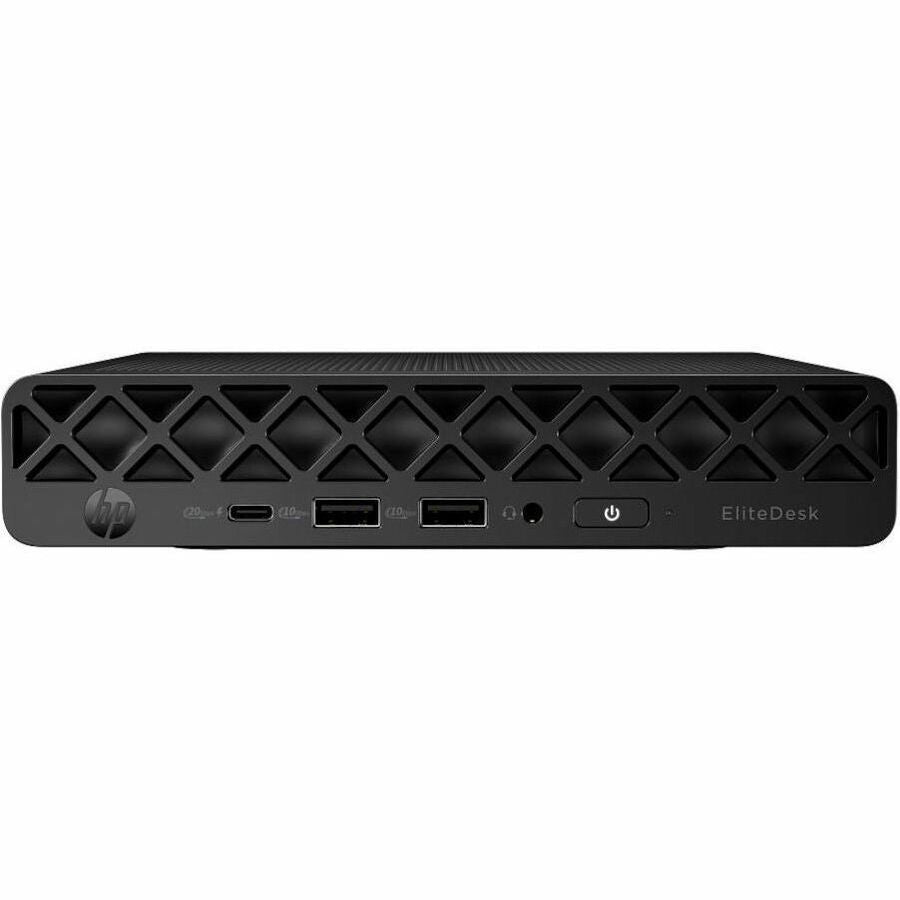 HP EliteDesk 8 G1i Desktop Computer - Intel Core Ultra 5 235T - vPro Technology - 16 GB - 512 GB SSD - Desktop Mini - Jack Black - BQ4B6UT#ABA
